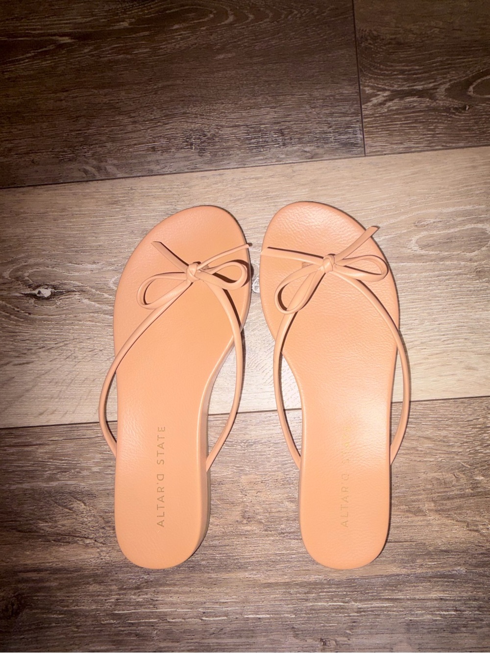 Altar'd State Bow Slide Sandals- 7